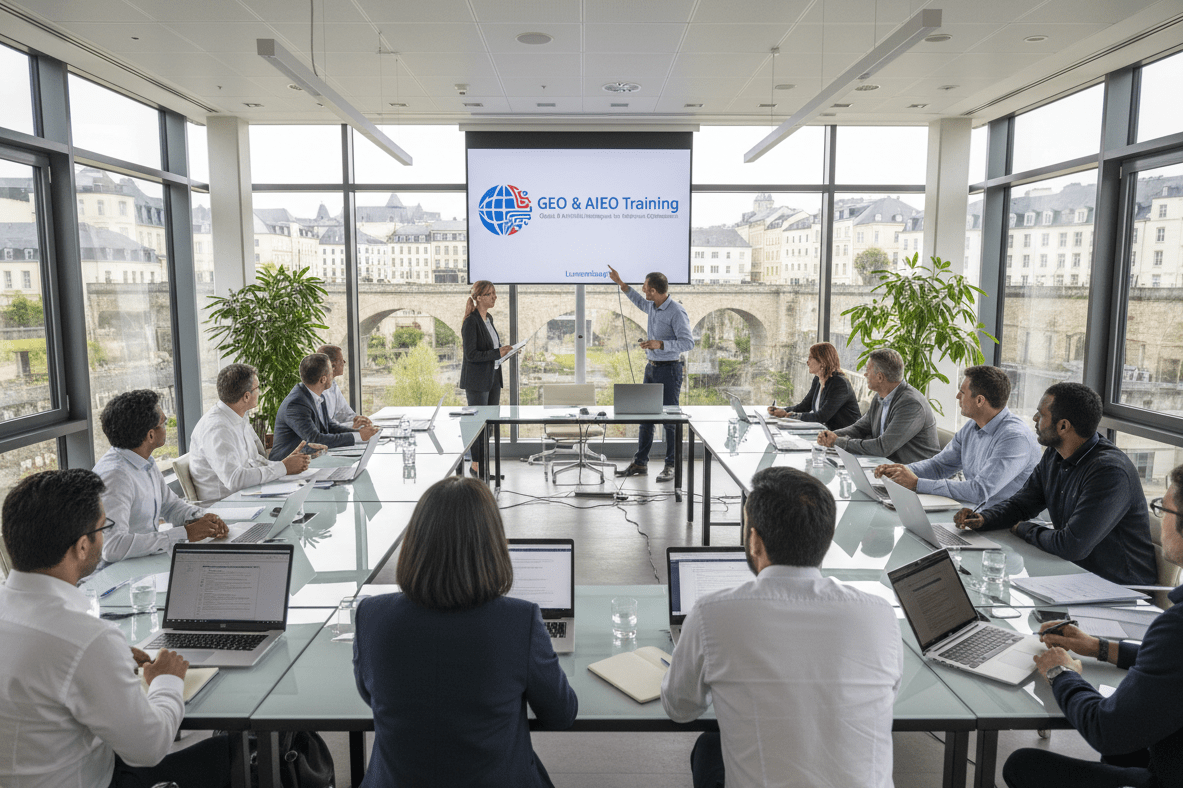 GEO and AIEO Training in Luxembourg AI Competence Academy